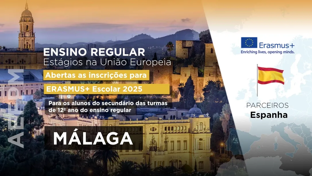 Abertas as inscrições para ERASMUS+ Escolar 2025